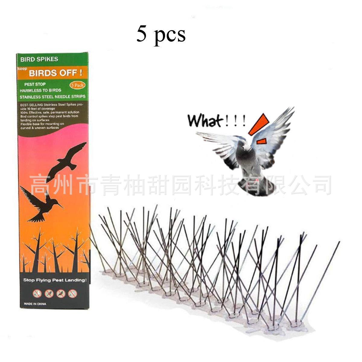 跨境专供驱鸟器防鸟刺阳台屋檐家用不锈钢器彩盒5支/6支装防护