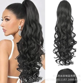 假发马尾;假发片;假发长卷发