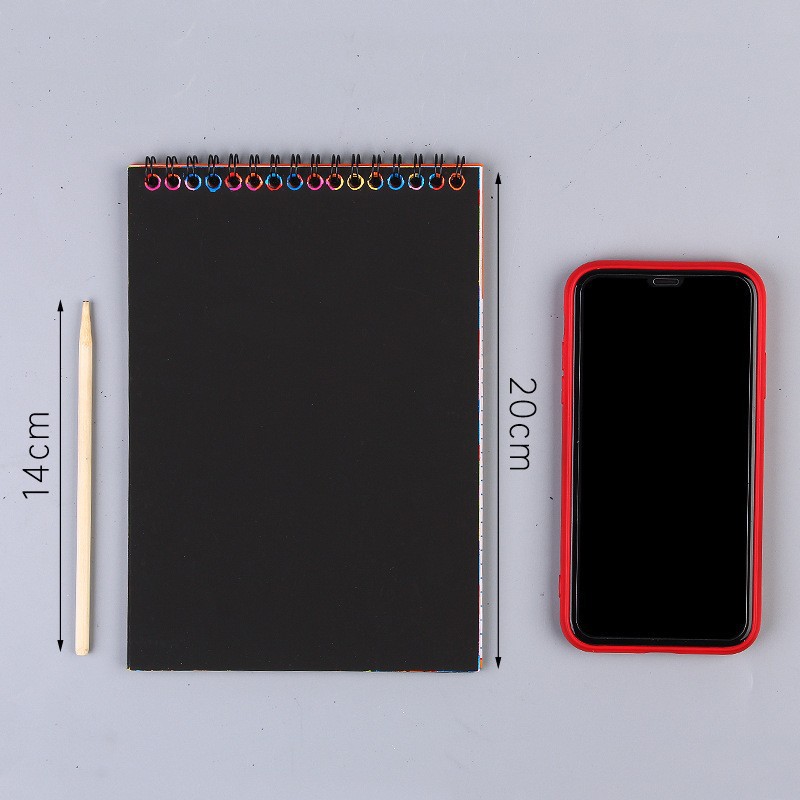 Colorido de los niños rasguño de papel pintura de arena fábrica al por mayor de graffiti creativo rasguño pintura divertido rasguño pintura libro engrosado de gran tamaño pequeño