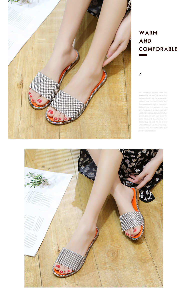 Women's Vacation Color Block Open Toe Slides Slippers display picture 13