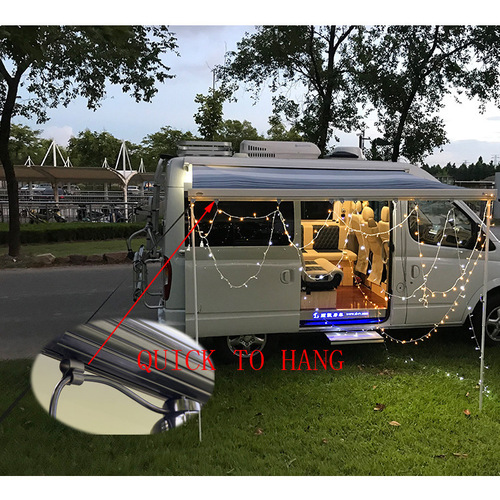 Awning Clip for Rope Lights RV side-mounted awning accessories car canopy rod hook