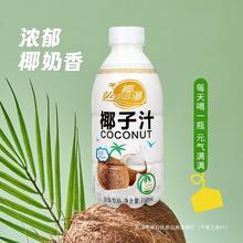 正宗生榨海南椰子汁椰奶椰子树整箱350ml*6/24瓶植物蛋白饮料清仓