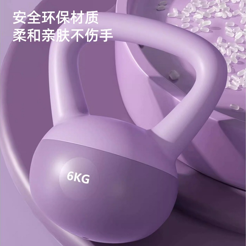 ソフトケトルベル家庭用女性スクワットトレーニングソフト6kgポット玲ダンベルヒップアップ力トレーニング砂ケトルベルフィットネス|undefined