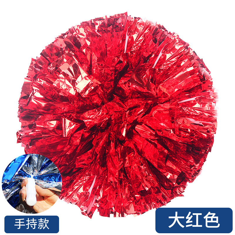 Porristas Bola de flores porristas mano flor mano sacudida flor danza rendimiento mano flor porristas flor bola de color rendimiento