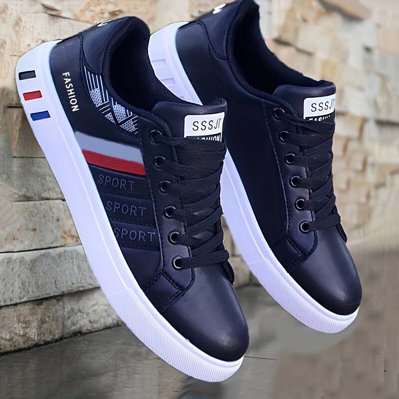 Spring New Casual Shoes Men's Board Shoes Trendy Breathable White Shoes Men's sneaker Low-top Cross-border Plus Size
