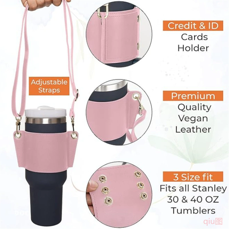 Amazon Stanley Bingba Cup Set Skin Crusher Bargaining Bottle 30-40oz Anti-Skating Handbag