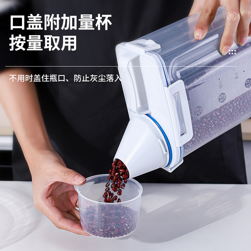 Large-Capacity Grain Storage Barrel, Household Insect-Proof and Moisture-Proof Sealed Flour Storage Container, Rice Box, Grain Storage Box