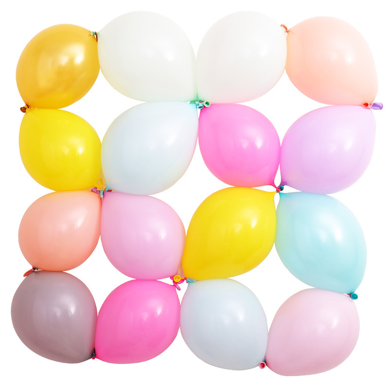 Balón de cola transfronterizo de 6 pulgadas mate macarón aguja bola de cola amor tridimensional estilo de decoración de la bola de cola del día de San Valentín