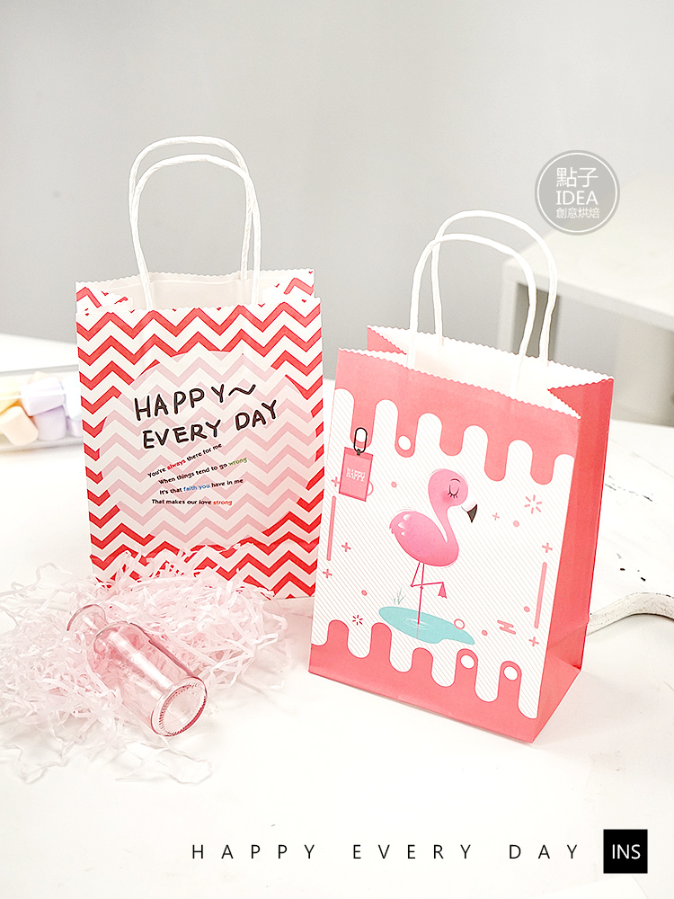 Jardín de infantes bolsa de regalo pequeña bolsa de regalo bolsas de bocadillos bolsas de mano para niños bolsas de papel de fiesta