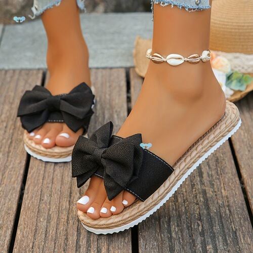 Women's Sweet Bow Slide Sandals Sizes 5-9 Comfortable