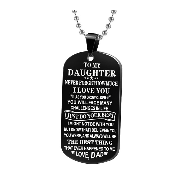 1 Piece Fashion Letter Stainless Steel Plating Unisex Pendant Necklace