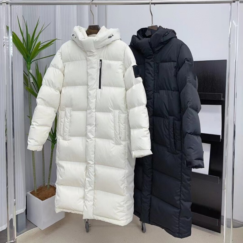 High-End Version of the North Face down Jacket, Long Style, Shin Min-Ah Style Coat, Couple Style, Unisex, Cold-Proof Tnf High-End Version of the North Face down Jacket, Long Style, Shin Min-Ah Style Coat, Couple Style, Unisex, Cold-Proof Tnf