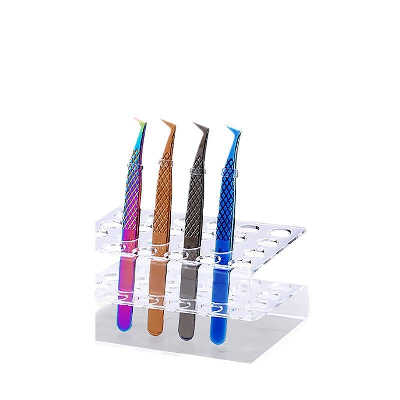 美まつげ店道具整理展示棚まつげピンセット収納棚アクリル接ぎ木まつげピンセット透明棚|undefined