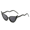 Brand sunglasses hip-hop style, cat's eye, European style, simple and elegant design, 2 carat, internet celebrity