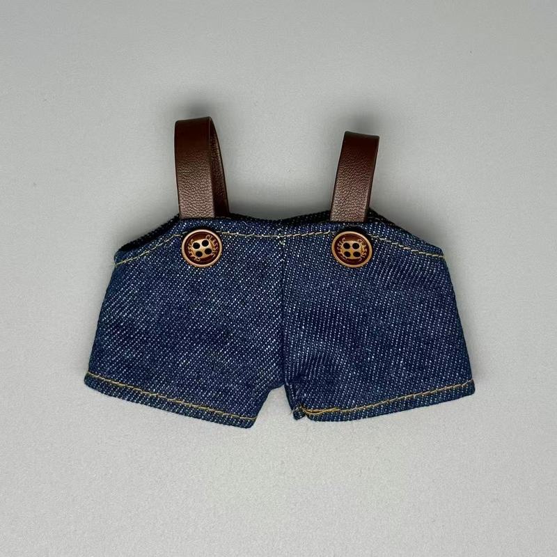 ベビーパンツ 17cm ラブブ 15cm ペイングドッグ人形 サスペンダージーンズ 人形人形服 マッチングウェア|undefined