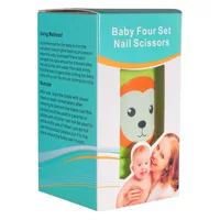 Английская версия Baby кусачки для ногтей костюм Детская безопасность кусачки для ногтей набор из 4 предметов ствол кусачки для ногтей костюм