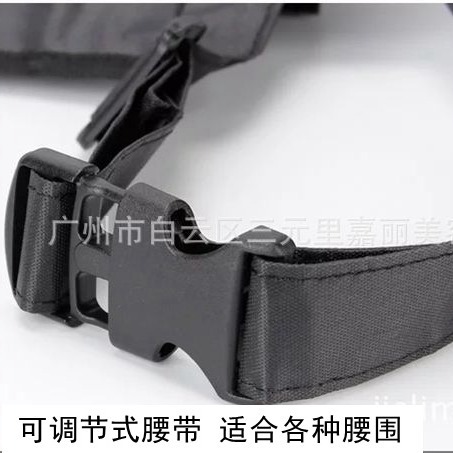 Fábrica al por mayor belleza pelo tijeras cintura bolsa lienzo maquillaje cintura bolsa maquillaje artista peine clip bolsa de almacenamiento