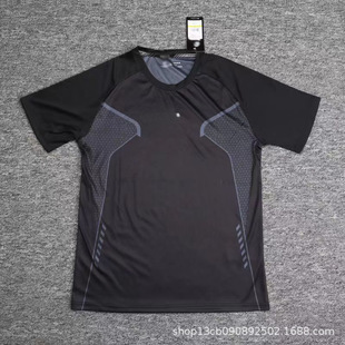 Summer Outerwear New Men's Sports Casual Versatile Quick-Dry Trendy Sportswear Round Neck Short Sleeve + Five-Point Pants