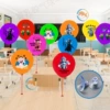 Nezhaer balloon mix and match 50 pieces + air cylinder rod support + suction cup (can stand on the table)
