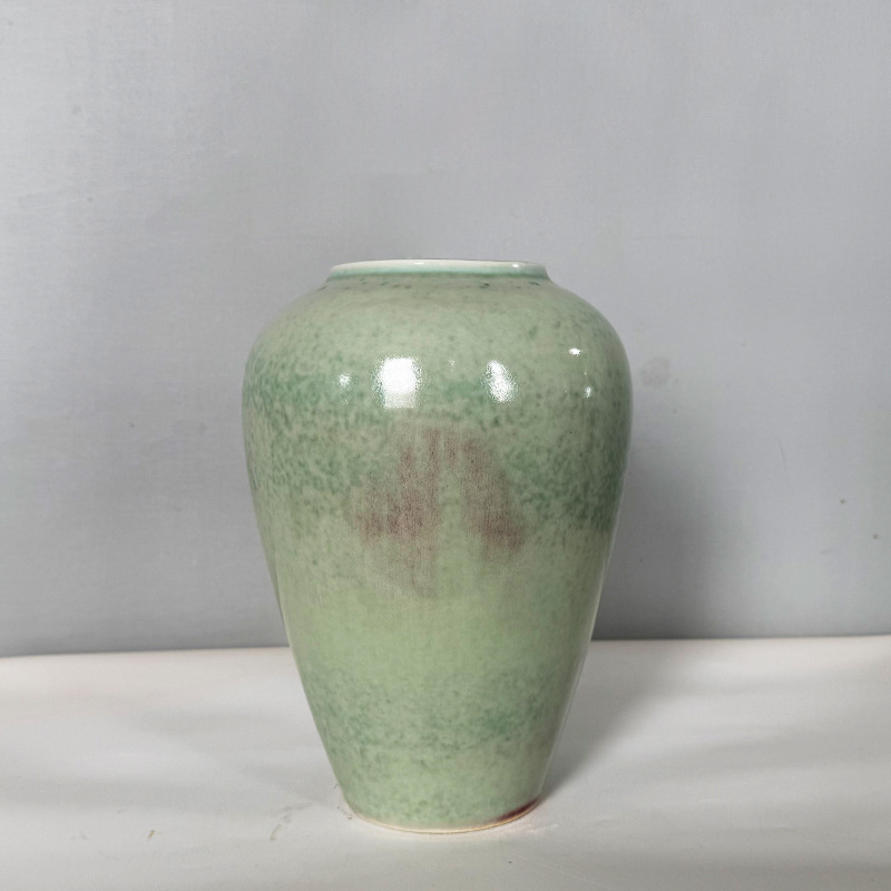 모스 그린 중간 크기 높이 25CM, 너비 18CM, 입 9CM