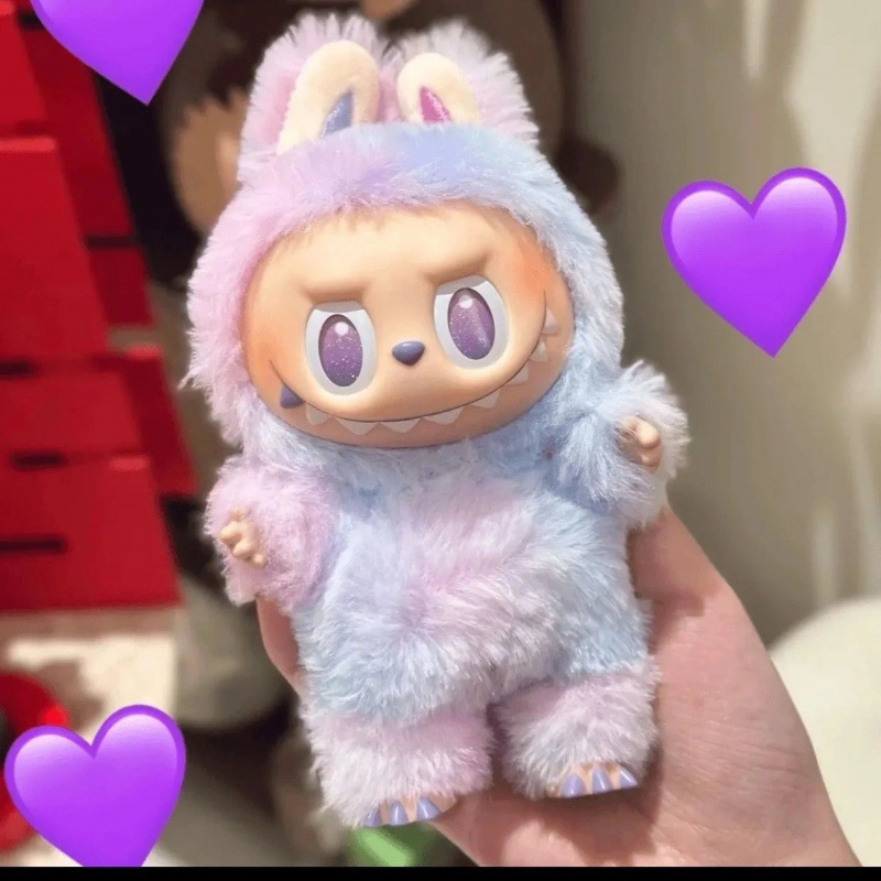 Plush blind box pendant Labubu third generation doll cute and adorable keychain trendy toy Plush blind box pendant Labubu third generation doll cute and adorable keychain trendy toy