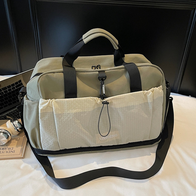 Short-Distance Travel Bag Women's New Large-Capacity Lightweight Casual Sports Fitness Bag Dry and Wet Separation Business Trip Luggage Bag Short-Distance Travel Bag Women's New Large-Capacity Lightweight Casual Sports Fitness Bag Dry and Wet Separation Business Trip Luggage Bag