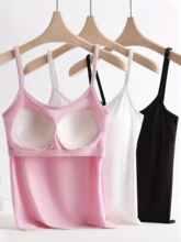 X 36653 Seams Backs Thin Solid Color Bra �޺���������