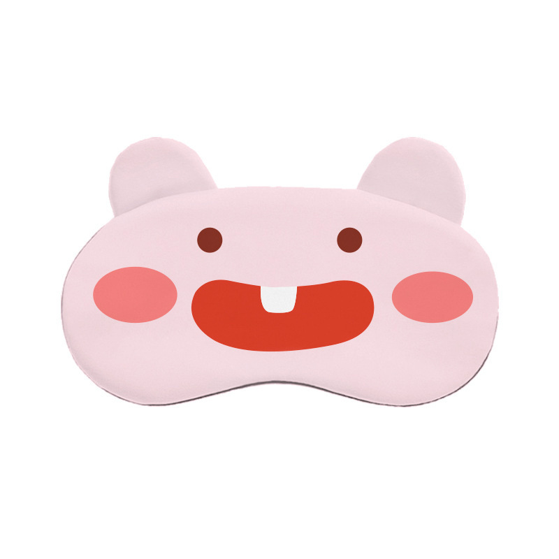 漫画風のかわいい子供用睡眠アイマスク、遮光、温冷湿布、アイスパック、卸売、ロゴ印刷可能、目元用|undefined