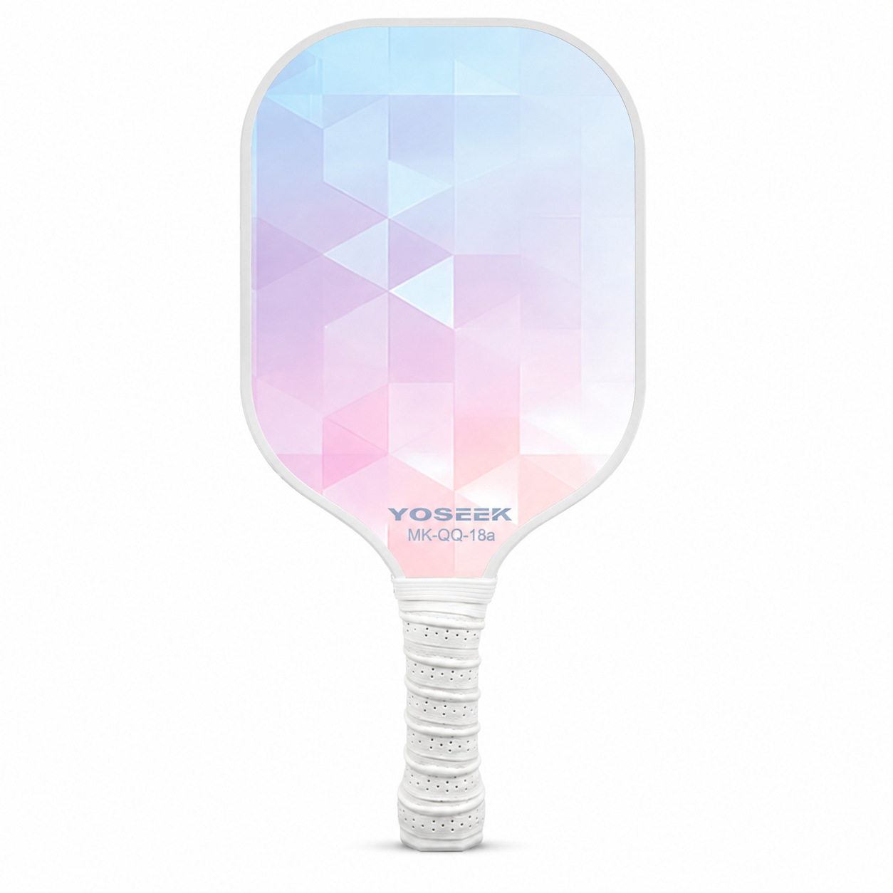 Geometric Gradient Pickleball Racket Set Fiberglass Pickleball Racket Outdoor Leisure Training Pickleball Complete Equipment