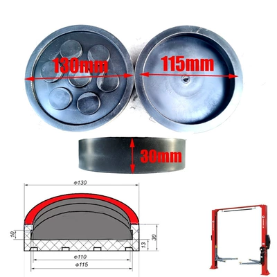 Free Shipping Lift Rubber Mat Foot Car jack