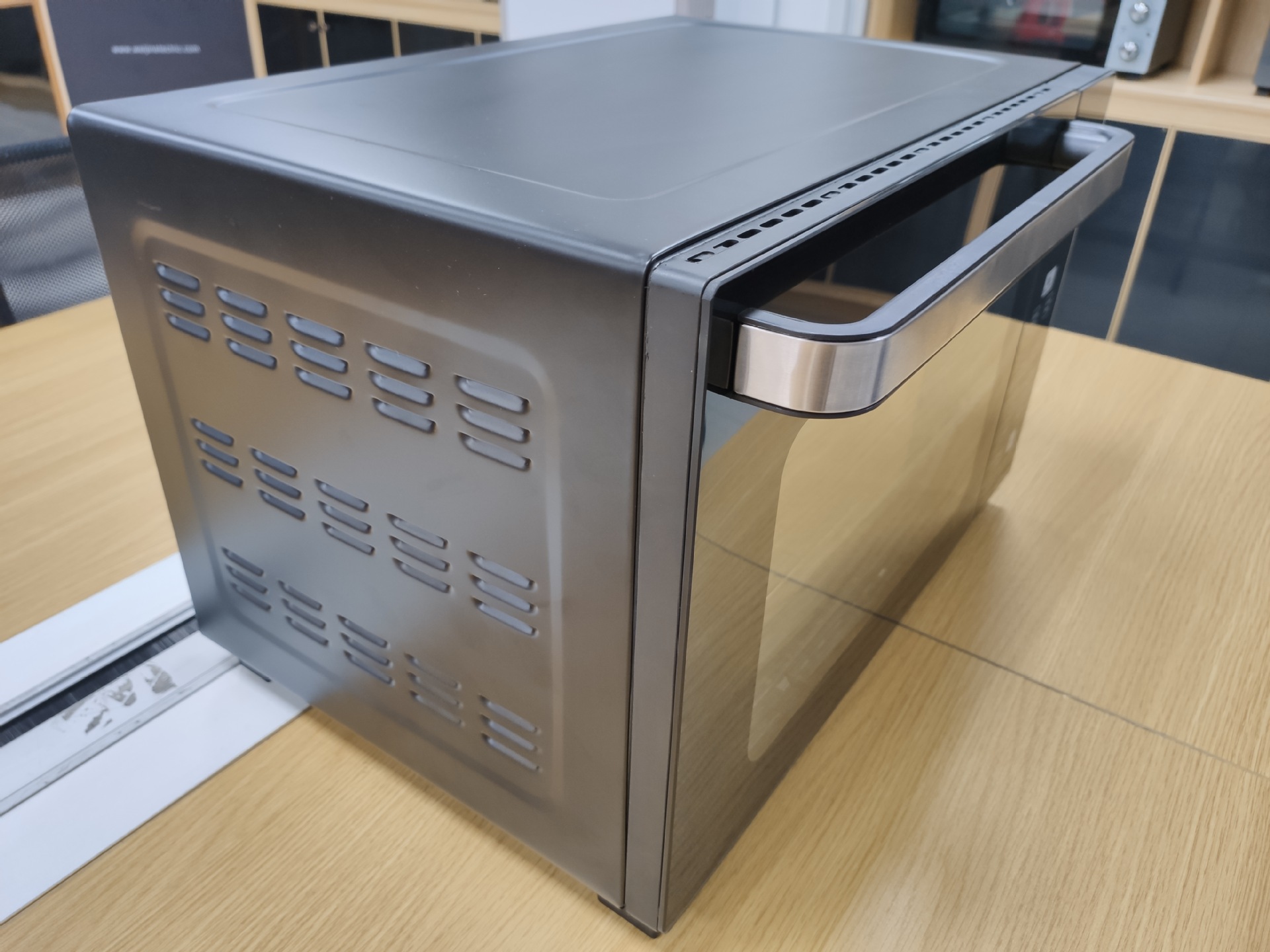 35L comercio exterior horno eléctrico de gran capacidad Weijin multifunción tipo tacto frío pulverización horno vertical