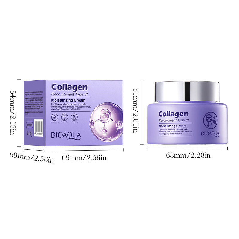 BIOAOUA Recombinant Type III Collagen Moisturizing Cream, Moisturizing Cream 50ml_voghion.com