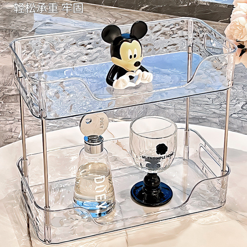 アクリル化粧品収納ボックス香水とスキンケア製品透明収納ラックホームバスルームドレッシングテーブル整理ボックス|undefined