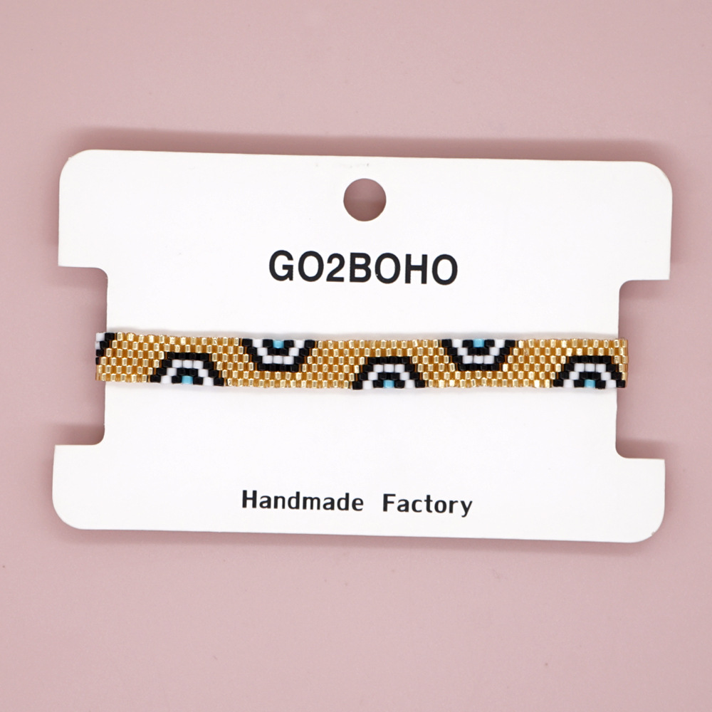 Bohemian Geometric Glass Bracelets