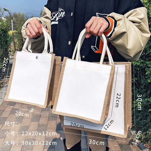 Hand-painted Linen Bag DIY Kit Children's Painting and Doodle Linen Tote Bag Cotton Linen Bag Children's Gift