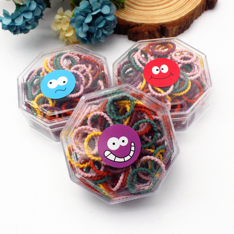 Alta banda de Pelo elástico banda de pelo de alta calidad accesorios para el cabello al por mayor simple durable con caja de almacenamiento de Internet celebridad accesorios para el cabello