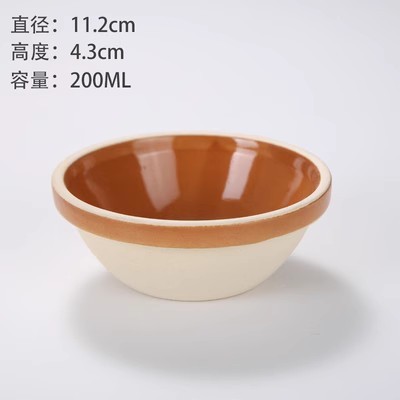 湘菜碗蒸饭碗土陶蒸笼饭碗饭店专用钵仔碗陶瓷饭钵蒸菜碗蒸饭土碗|undefined