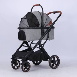 Cross-border Hot Sale Large Pet Travel Pet Cart Foldable Cradle Pet Car