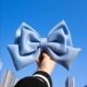 Light blue double layer thickened bow [25*20cm]
