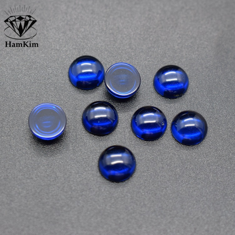 圆形 平底尖晶蓝