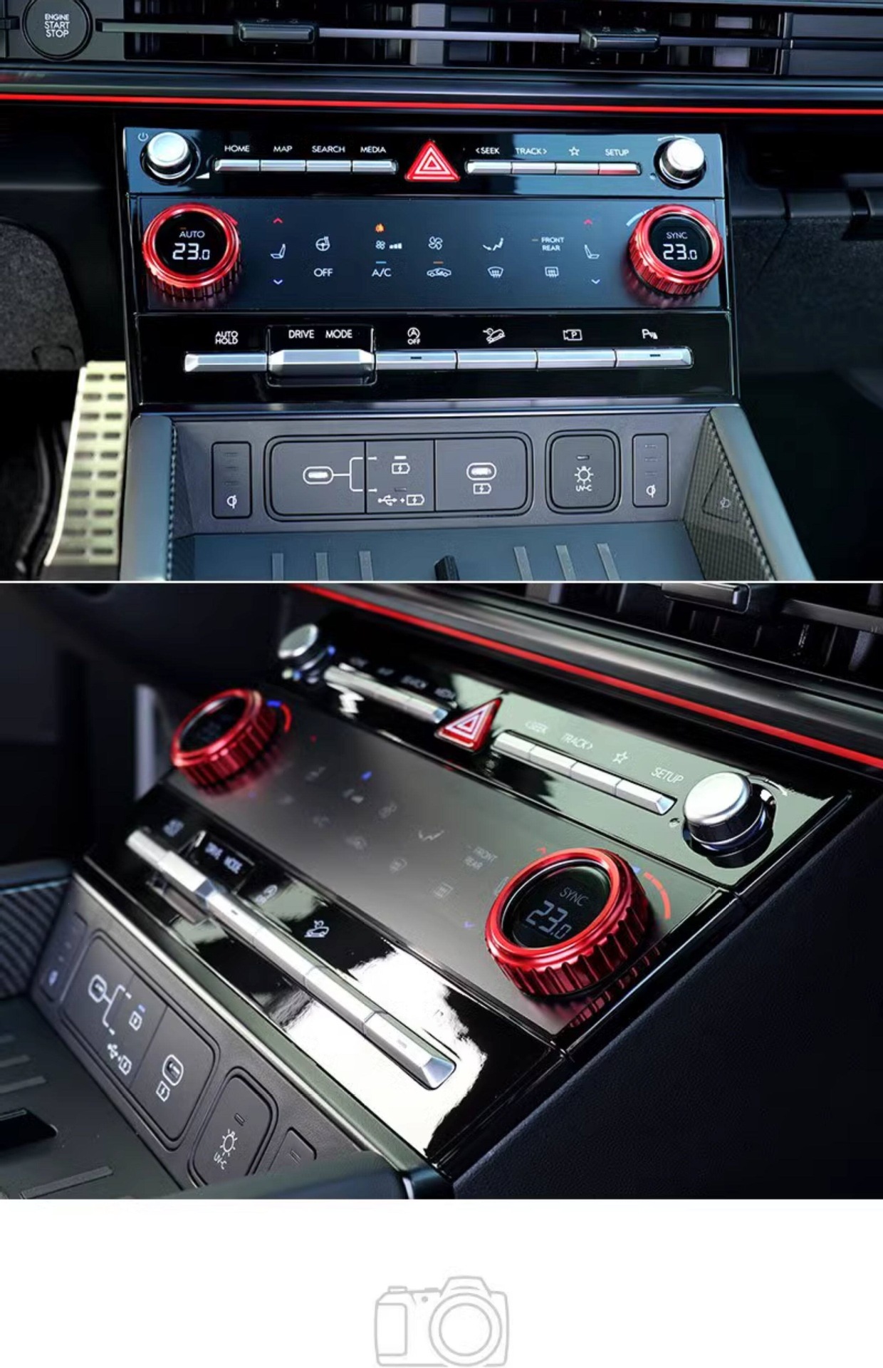 New MAFE air conditioning adjustment parts for Touareg, Santa Fe, and X5, suitable for SA23 Hyundai models