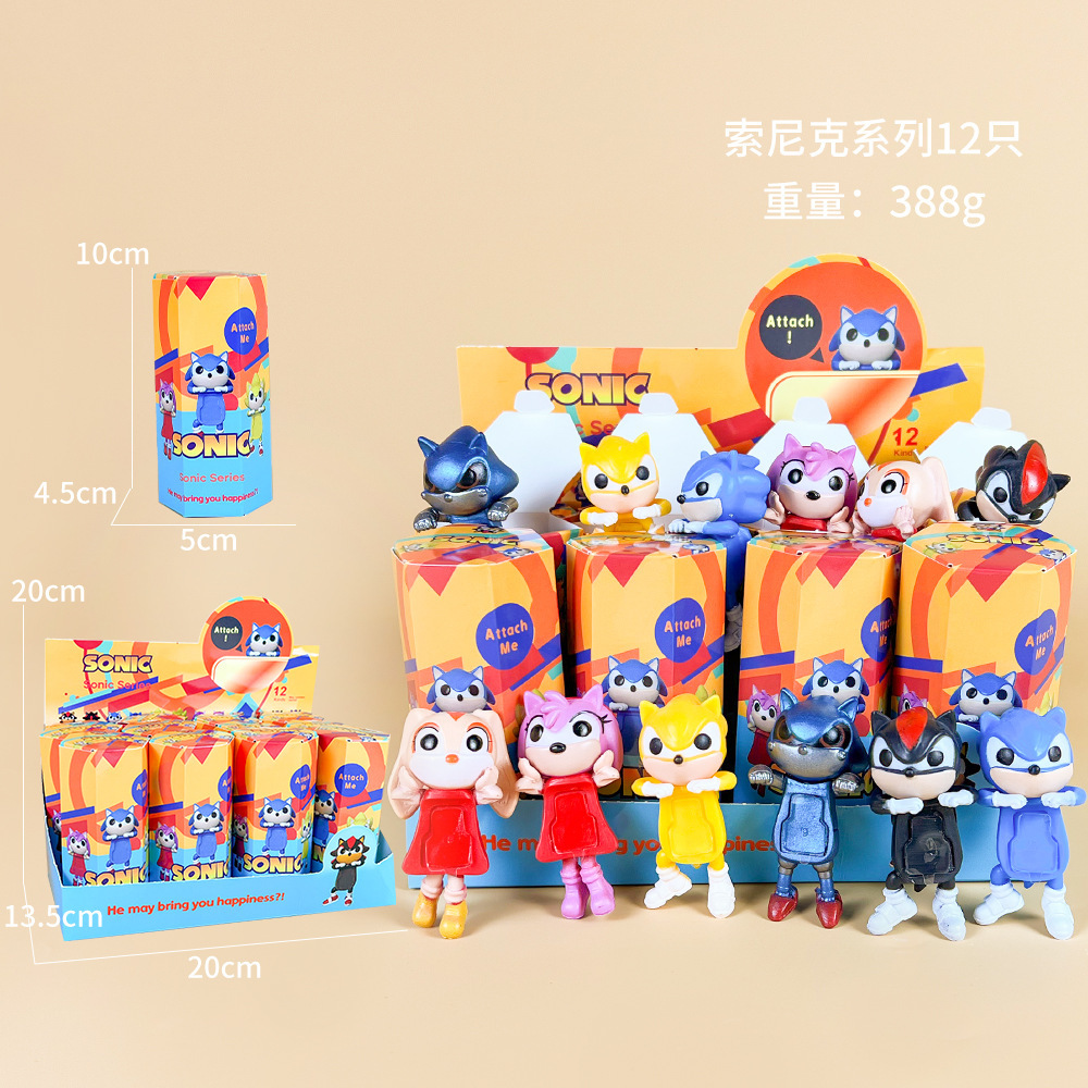 Figuras decorativas transfronterizas – adornos de coche o móvil, muñecos animados hechos a mano, venta por lotes