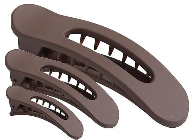 Pinzas para el pelo de la serie mate transfronteriza de Amazon, pinzas de pico de pato, pinzas laterales para el cabello suelto, pinzas modernas, lindas y versátiles al por mayor.