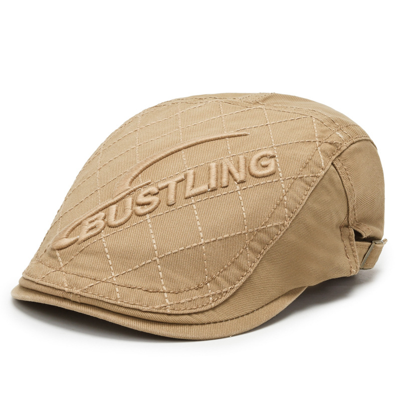 Berretto vintage autunno/inverno da donna, cappello casual da uomo, visiera protettiva solare coreana, stile britannico primavera/autunno_voghion.com
