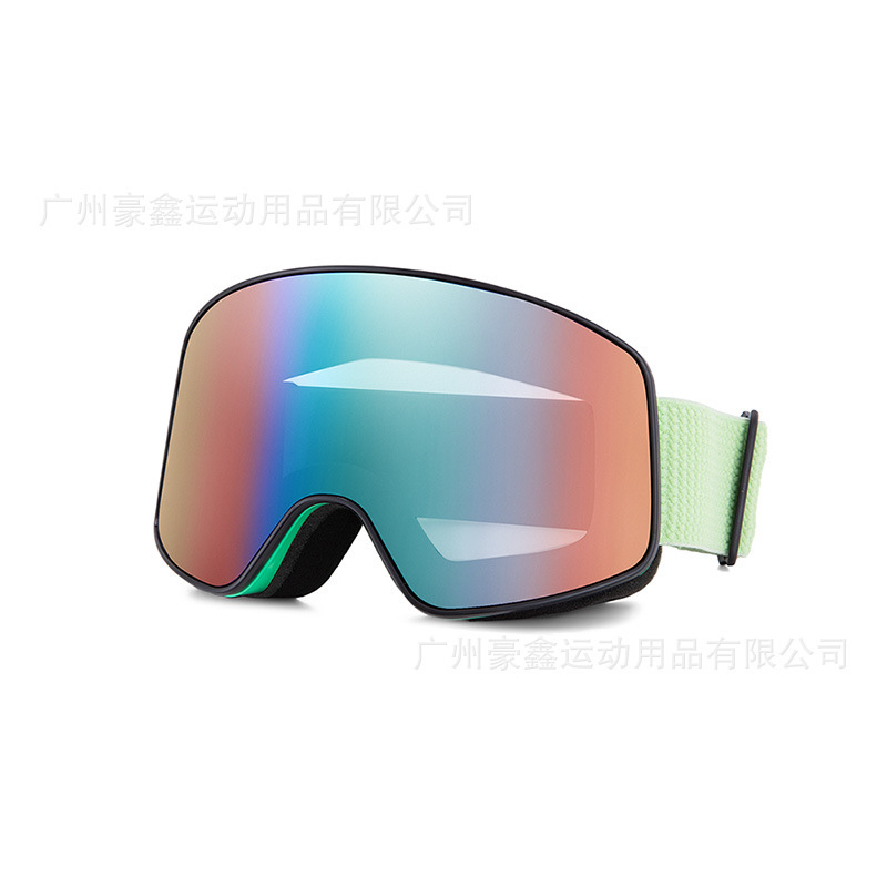 跨境滑雪镜全面真REVO镀膜眼镜可卡近视镜双层防雾滑雪镜户外护目|undefined
