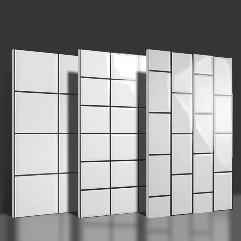 Nordic 300x600 tile black and white plaid brick bread brick small white brick shop kitchen brick balcony bathroom wall brick