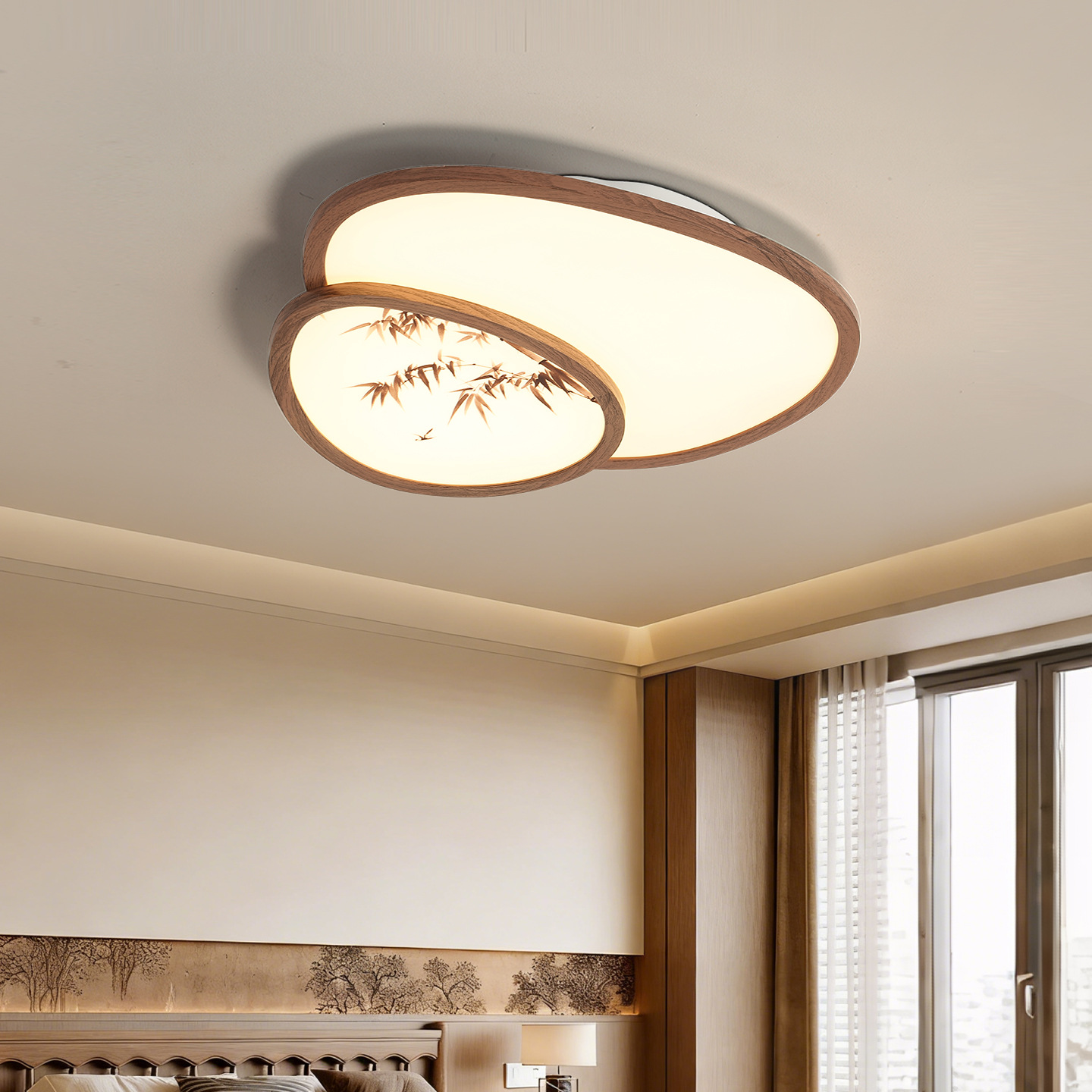 lámpara de techo del dormitorio, nueva lámpara de estudio simple, estilo antiguo chino, lámpara de sala de estar 263L
