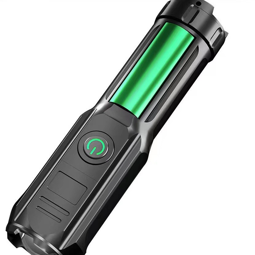 Linterna de luz fuerte para exteriores recargable multiusos de largo alcance portátil súper brillante emergencia doméstica mini portátil