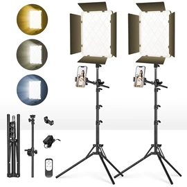 相机三脚架;补光灯