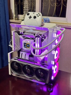 Open Chassis 240/360 Water-Cooled Air-Cooled Atx/Matx Rack Graphics Card Vertical Computer Host Small Chassis